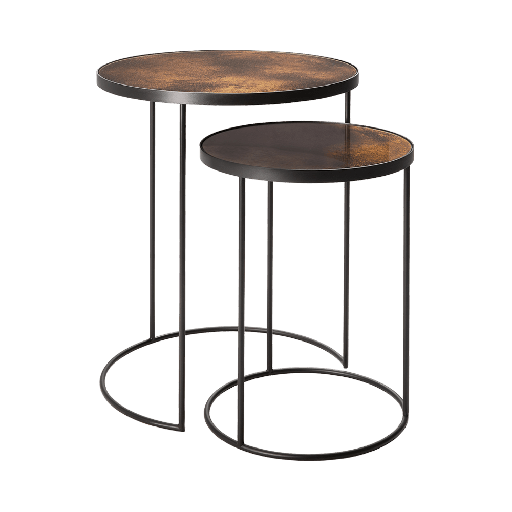 Bronze Nesting Side Table Set