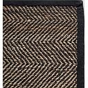 Jute Black Chevron
