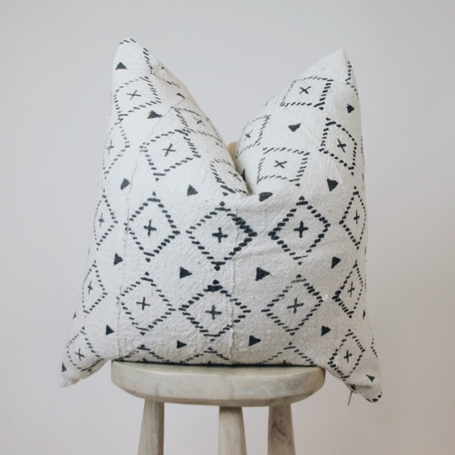Mae Woven - Mesago Dark Grey Cushion Cover with Insert 50 x 50cm