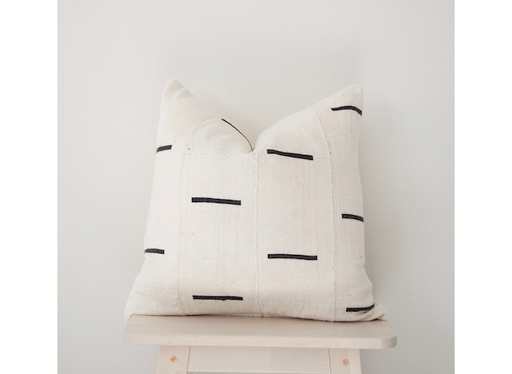 Mae Woven - Pino White Cushion Cover 45cm x 45cm