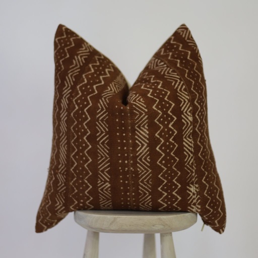 Mae Woven - Xylia Rust Cushion Cover + Insert 50 x 50cm