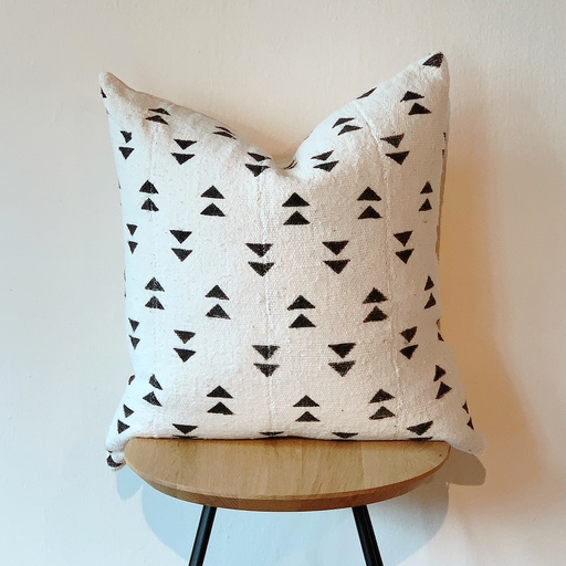 Mae Woven - Yakira White Cushion Cover 50cm x 50cm