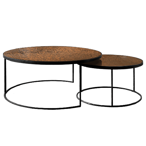 Bronze Nesting Coffee Table Set