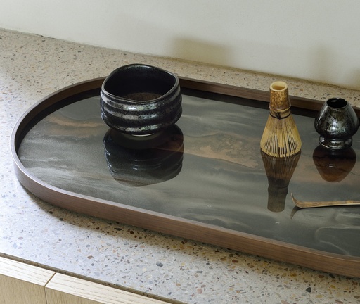 Bronze Organic Oblong Tray