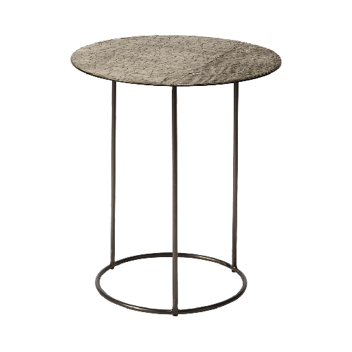 Celeste Side Table Lava Linear/Black