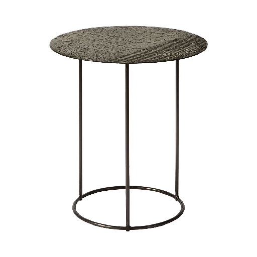 Celeste Side Table Lava Linear/Black