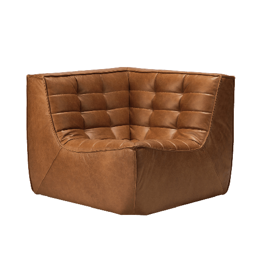 Leather Padded Sofa Corner
