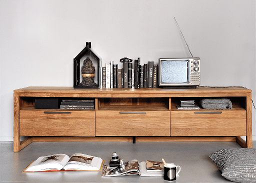 Light Frame TV Console