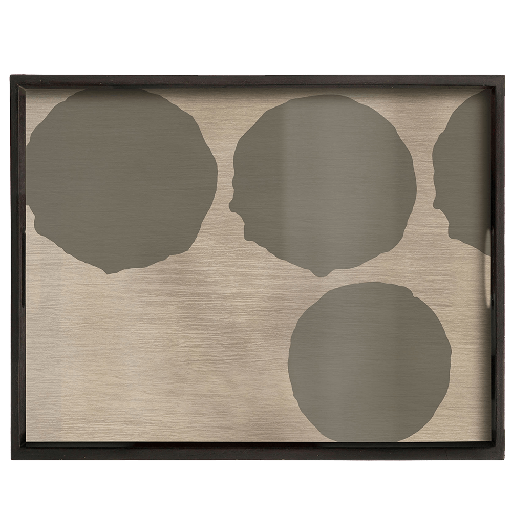 Silver Dots Tray