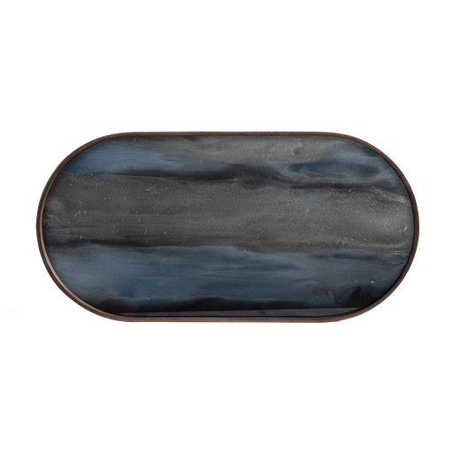 Graphite Organic Oblong Tray