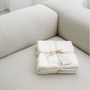 Annette - Tencel Duvet Cover Set - Chalk White